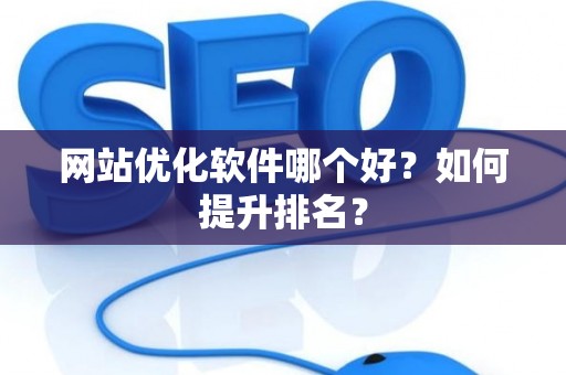 网站优化软件哪个好？如何提升排名？